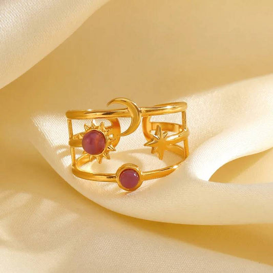 Anillo Universo Dorado