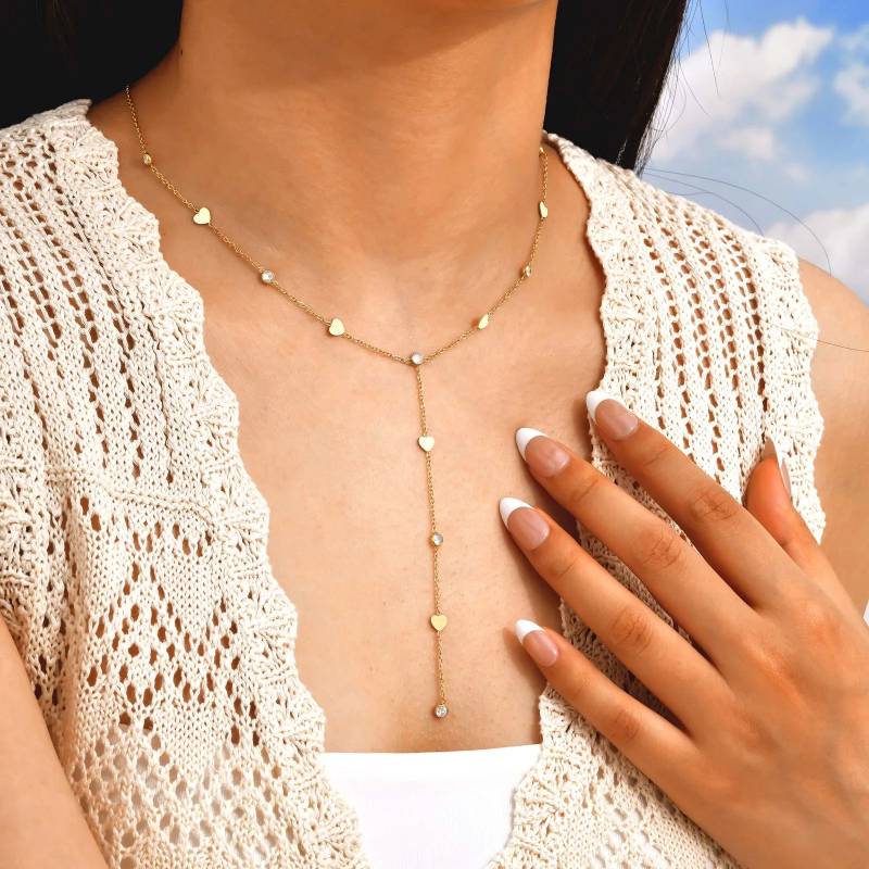 Collar Corazones de Luz