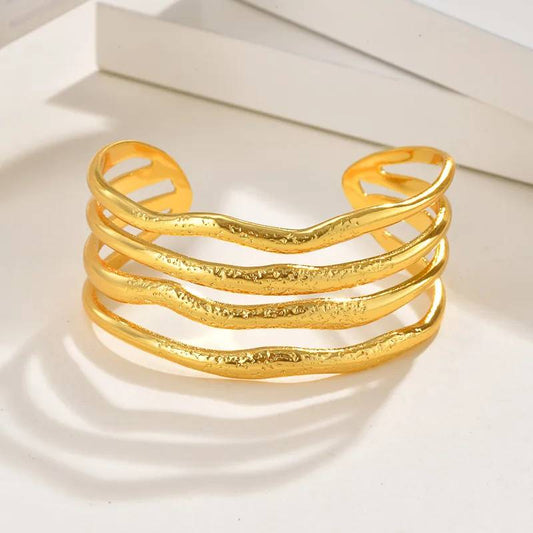 Brazalete Olas Doradas