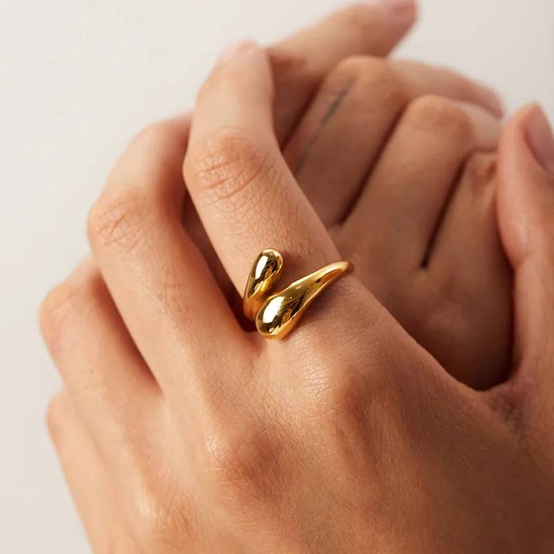 Anillo Gold Twist
